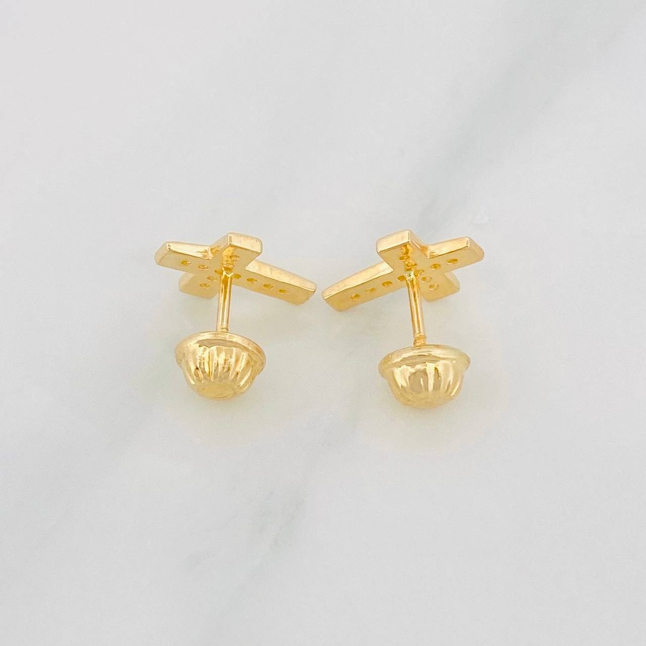 Topos Cruz 1.15g / in / 7.9mm Oro Amarillo 18K