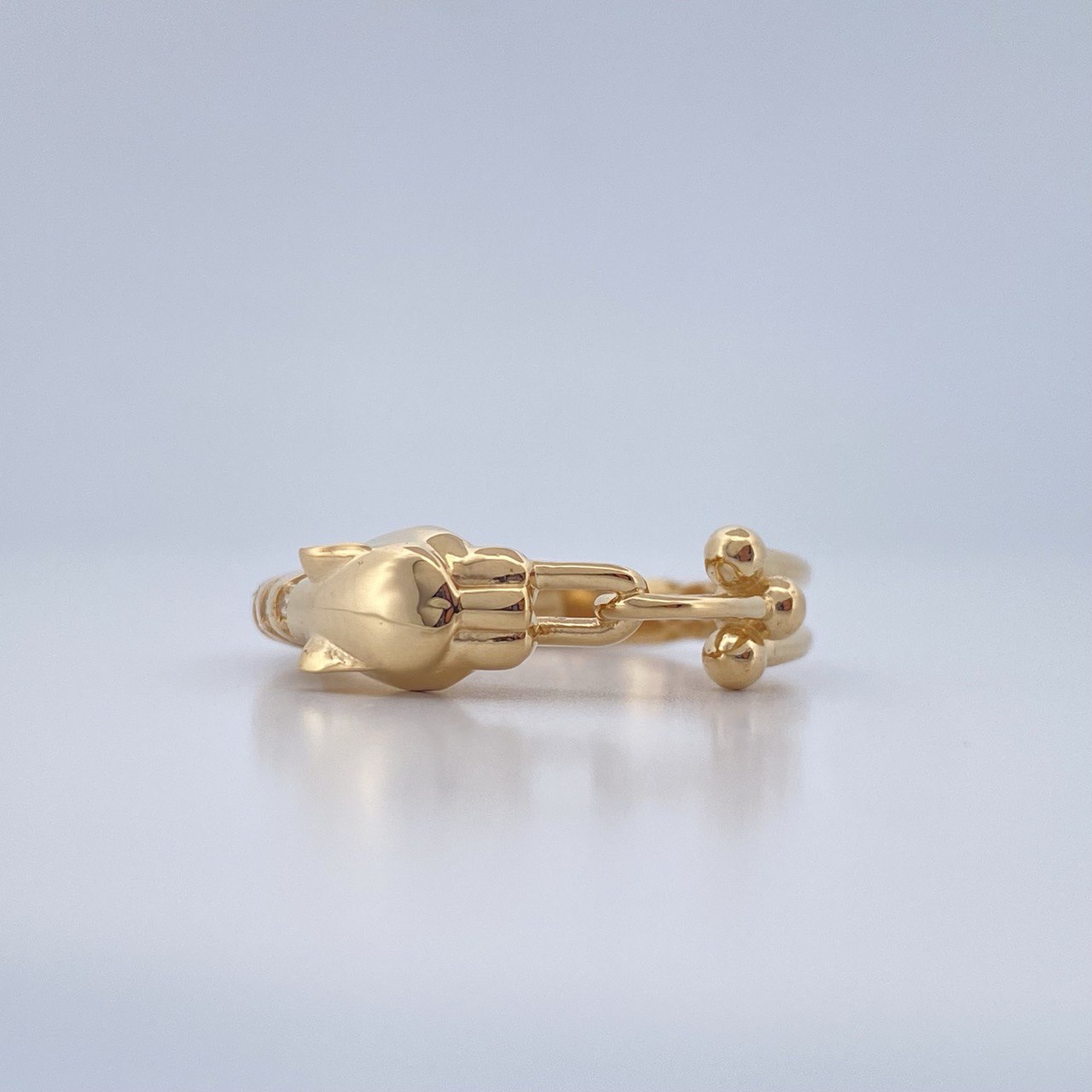 Anillo Pantera 3.75gr / T9 1/2 / Oro Amarillo 18K %