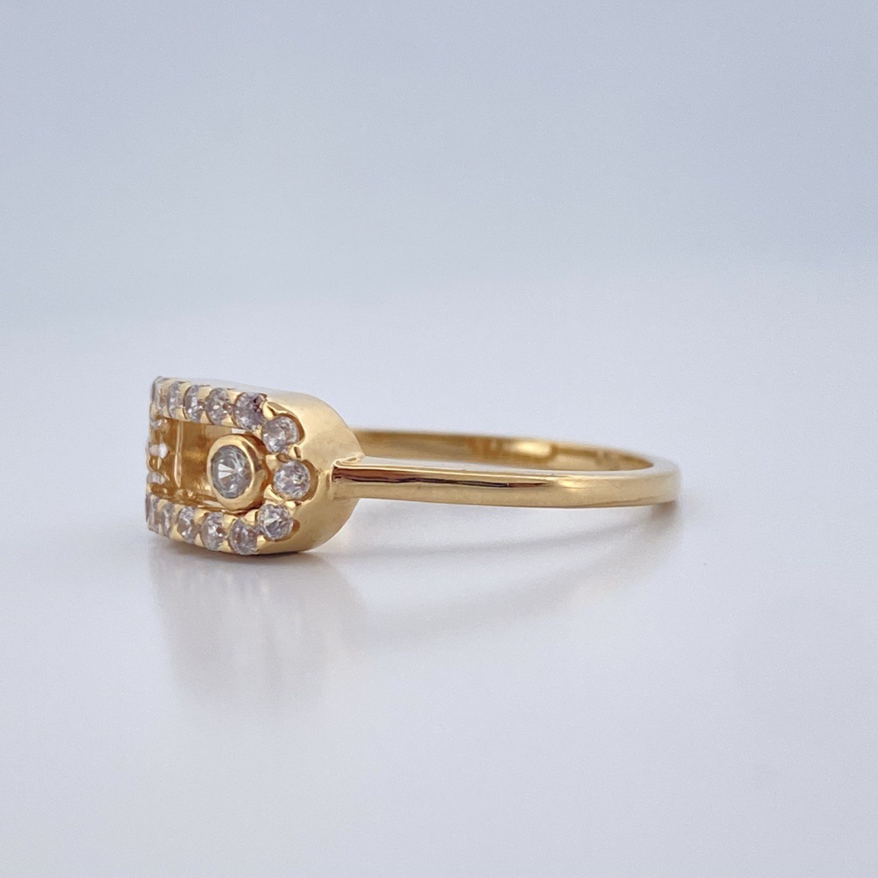 Anillo Niza 2.8gr / T7 1/4 / Oro Amarillo 18K %