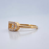 Anillo Niza 2.8gr / T7 1/4 / Oro Amarillo 18K %