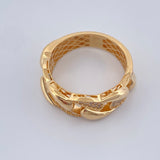 Anillo Cubano 5.7gr / T7 3/4 / Oro Amarillo 18K %