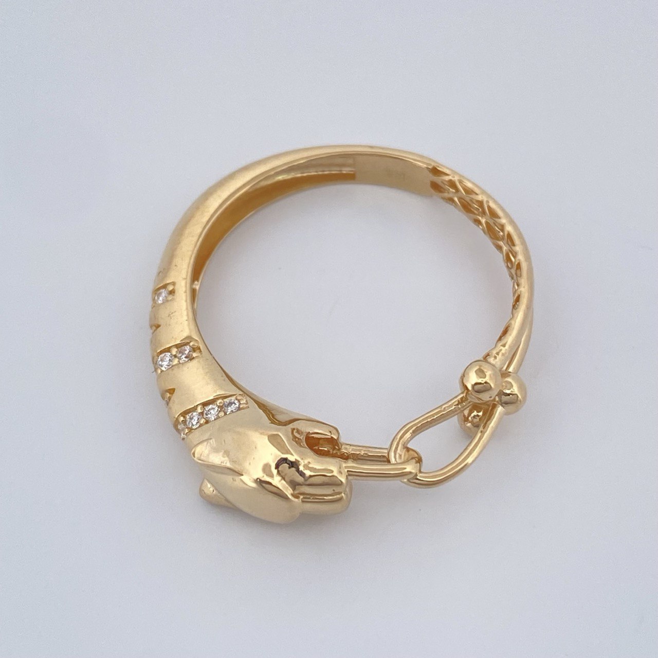 Anillo Pantera 3.75gr / T9 1/2 / Oro Amarillo 18K %