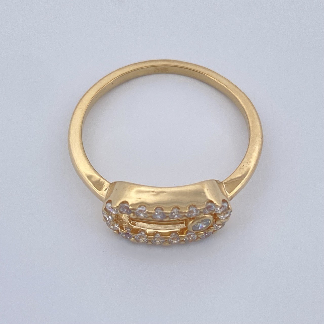 Anillo Niza 2.8gr / T7 1/4 / Oro Amarillo 18K %