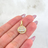 Pendant Circle Car Brand 2.25gr / 3/4 in / 18K Yellow Gold