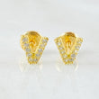 Topos Letra V 0.8gr / 5mm Oro Amarillo 18K
