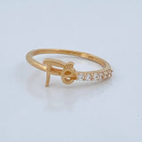 Fe Ring 1.35gr / T4 1/2 / 18K Yellow Gold %