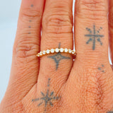 Churumbela Ring 1.4gr / T6 3/4 / 18K Yellow Gold %