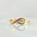 Partial Infinity Ring 1.6gr / Size 7 1/2 / 18K Gold -