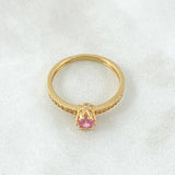 Crowned Solitaire Ring 2.05gr / Size 6 3/4 / 18K Gold ©