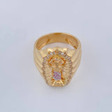Anillo Divino Niño 14.4gr / T11 / Dos Oros Amarillo Blanco 18K $