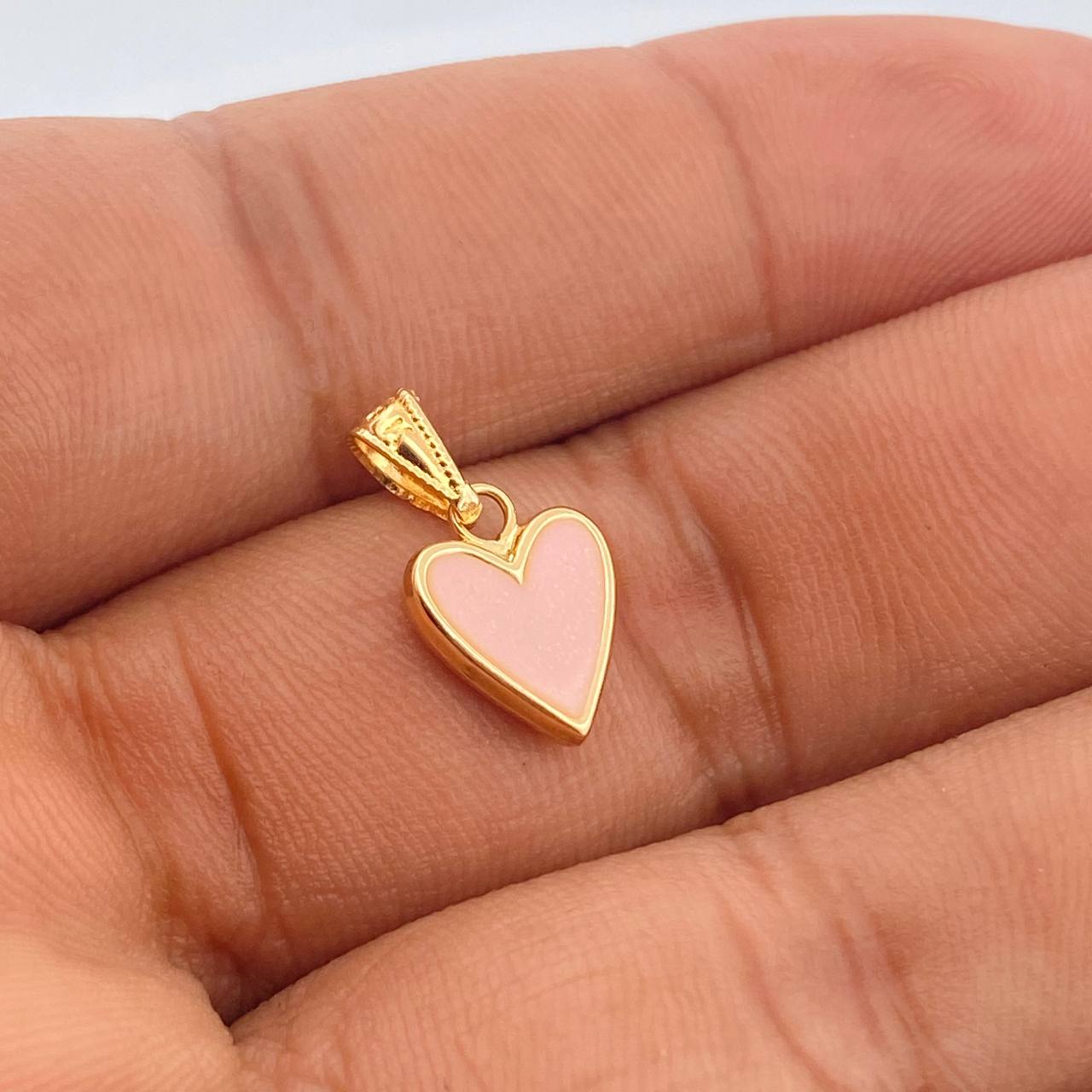 Dije Corazon 0.75gr / 3/4 in / Oro Amarillo 18K $