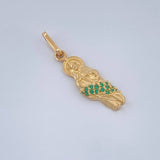 Dije San Judas Tadeo 1.2gr / 1 in / Oro Amarillo 18K $