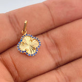 Dije Trebol Dorado 1.3gr / 3/4 in / Oro Amarillo Nac.Esp. 18K $