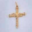 Dije Cruz Clavo 2.3gr / 1 1/4 in / Oro Amarillo 18K $