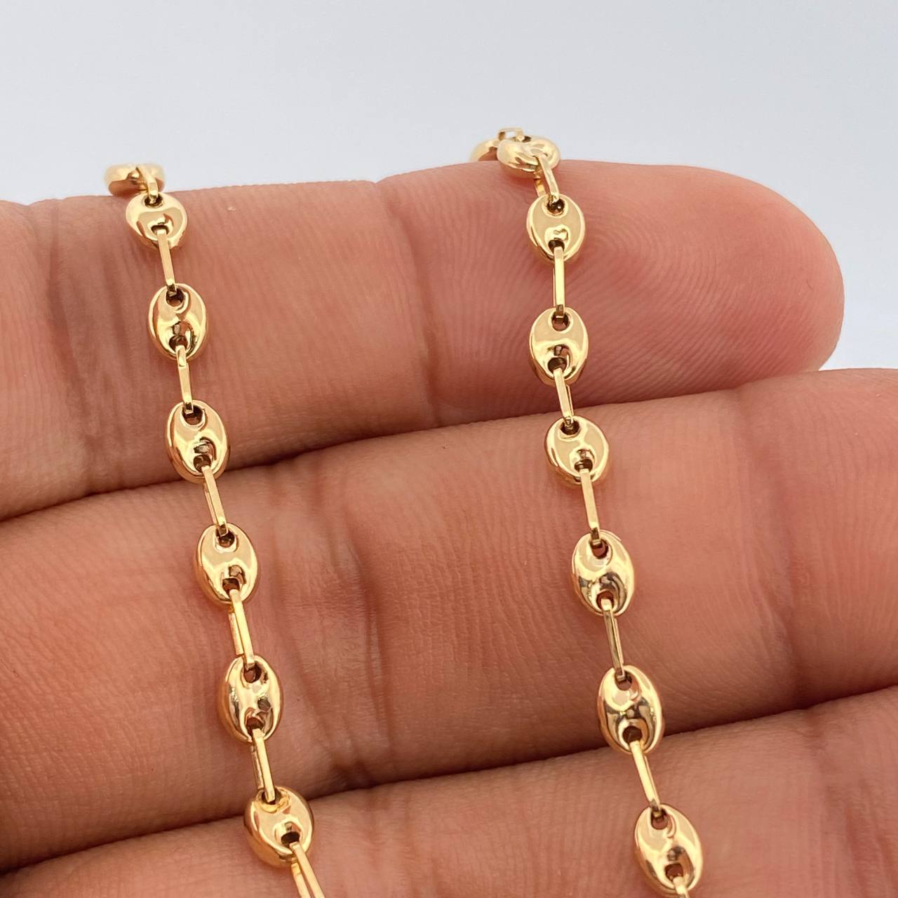 Cadena GC 6.45gr / 20 1/4 in / 3.5mm Oro Amarillo 18K $