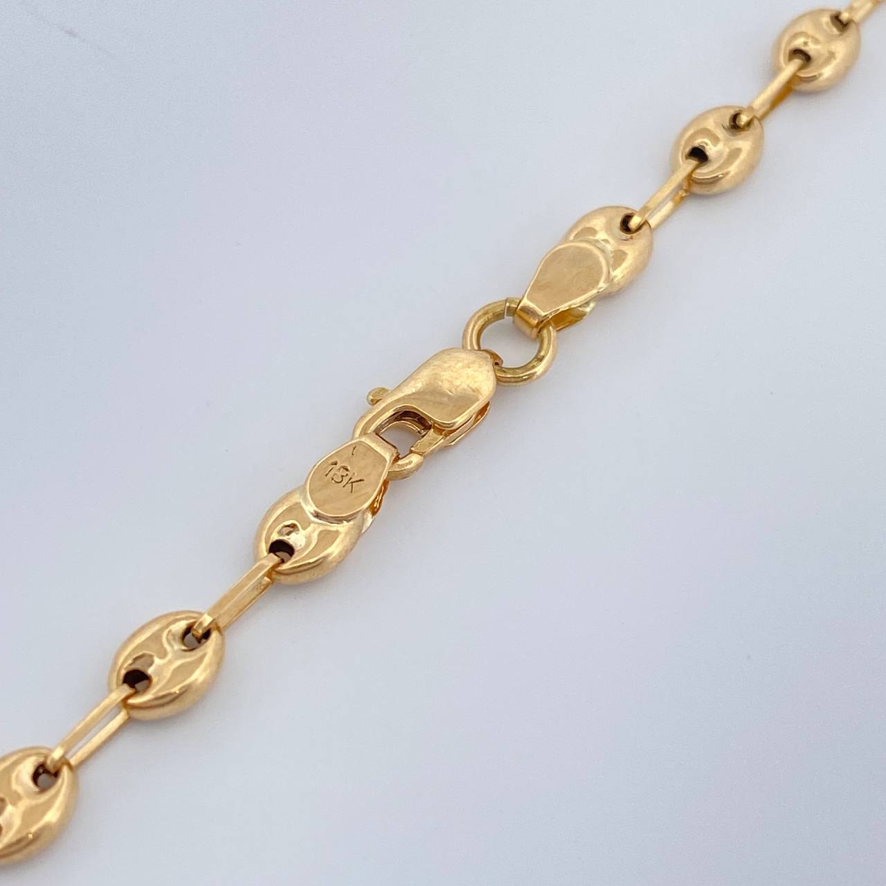 Cadena GC 6.3gr / 20 in / 4mm Oro Amarillo 18K $