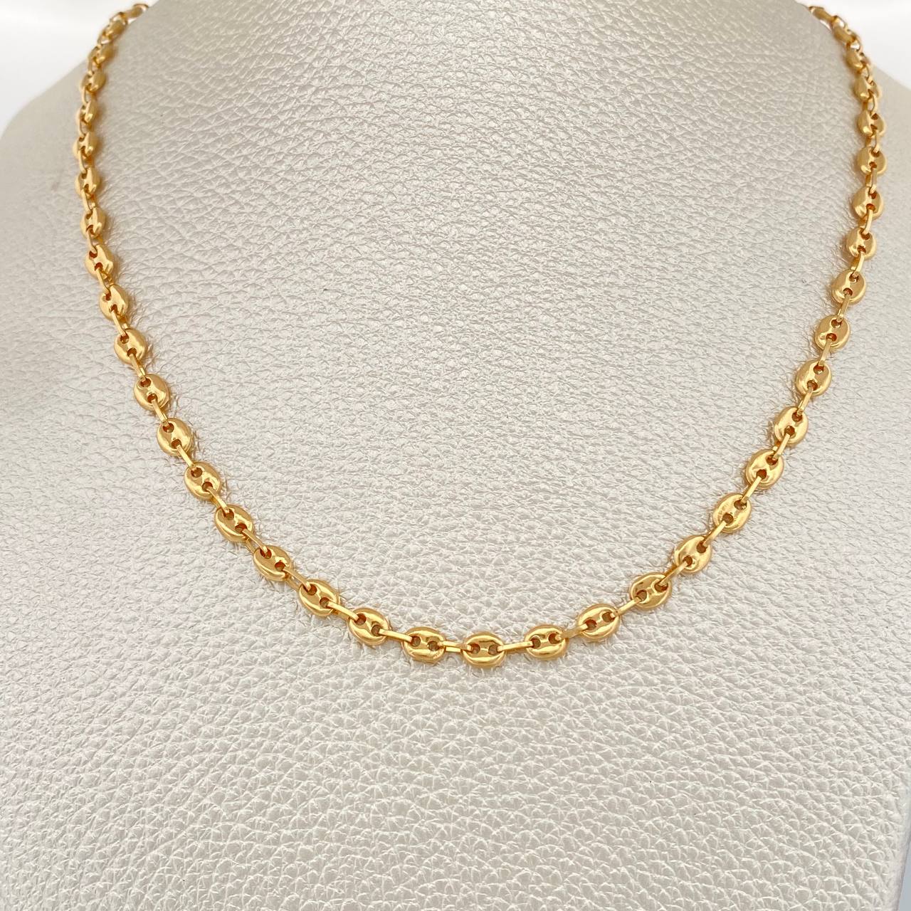 Cadena GC 6.35gr / 20 1/4 in / 4mm Oro Amarillo 18K $