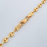 Cadena GC 6.35gr / 20 1/4 in / 4mm Oro Amarillo 18K $