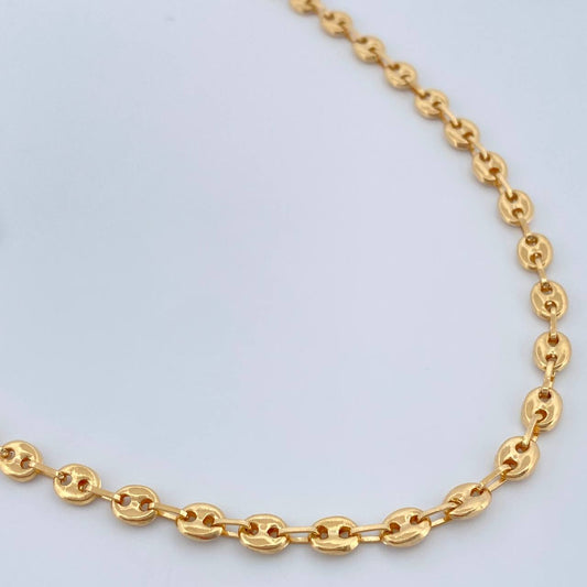 Cadena GC 6.35gr / 20 1/4 in / 4mm Oro Amarillo 18K $