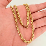 Cadena Lazo 8.45gr / 23 1/2 in / 3.25mm Oro Amarillo +3 18K $