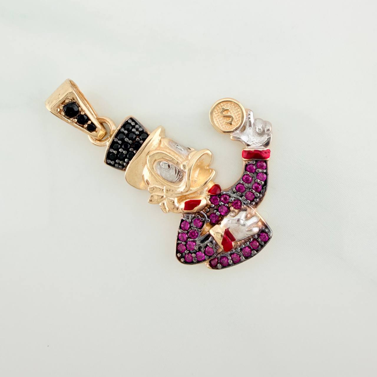 Dije Pato Inspirado 3.1gr / 1 1/4 in / Tres Oros 18K %