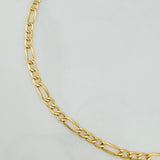 Pulso Figaro 1.2gr / 8 in / 2.55mm Oro Amarillo +1 18K $