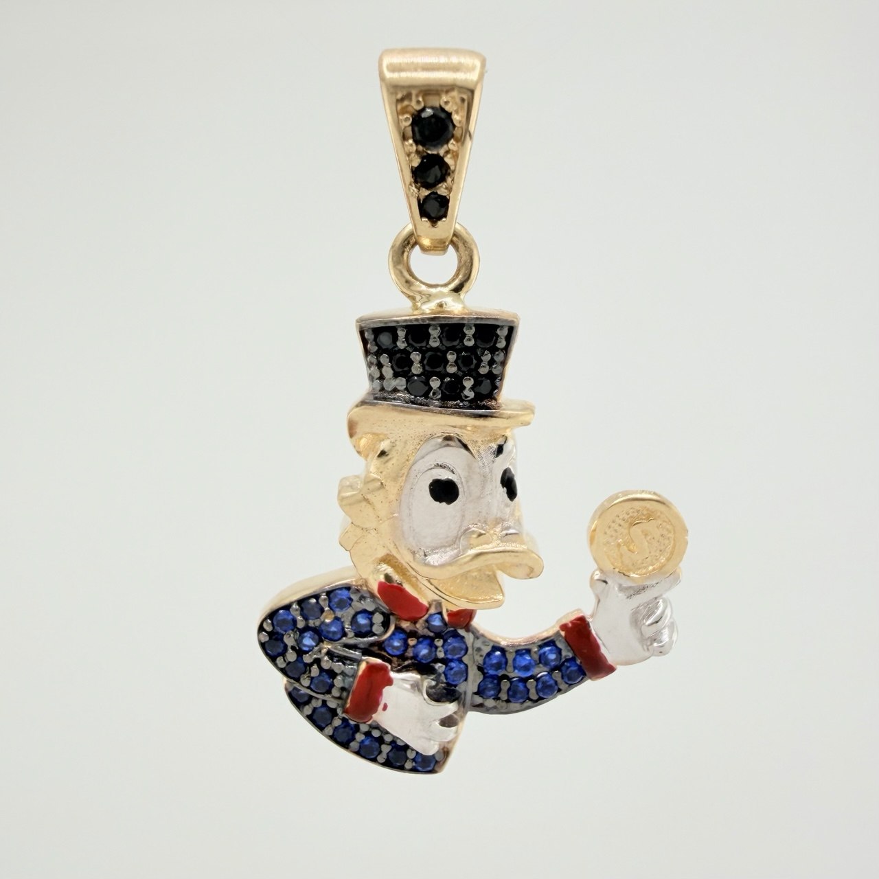 Dije Pato Inspirado 3.2gr / 1 1/4 in / Tres Oros 18K %