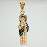 Dije San Judas Tadeo 2.9gr / 1 1/2 in / Tres Oros 18K %