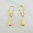 Candongas Lagrima 0.7gr / 1 in / Oro Amarillo 18K %