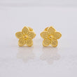 Flower Stud Earrings 1.2g / in / 7.7mm 18K Yellow Gold