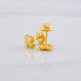 Topos Trébol Diamantado 0.45g / in / 5.3mm Oro Amarillo 18K