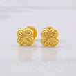 Topos Trébol Diamantado 0.55g / in / 6mm Oro Amarillo 18K