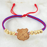 Independent Medellin Shield Charm Bracelet 2.1gr / 18K Gold *