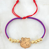Independent Medellin Shield Charm Bracelet 2.1gr / 18K Gold *