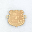 Charm Independiente Medellin Shield 0.9gr / 0.7in / 18K Gold *
