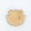 Charm Independiente Medellin Shield 0.9gr / 0.7in / 18K Gold