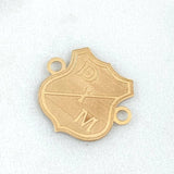 Charm Independiente Medellin Shield 0.9gr / 0.7in / 18K Gold