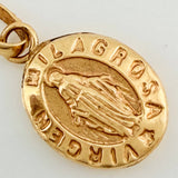 Dije Virgen Milagrosa 0.4gr / 3/4 in / Oro Amarillo 18K %