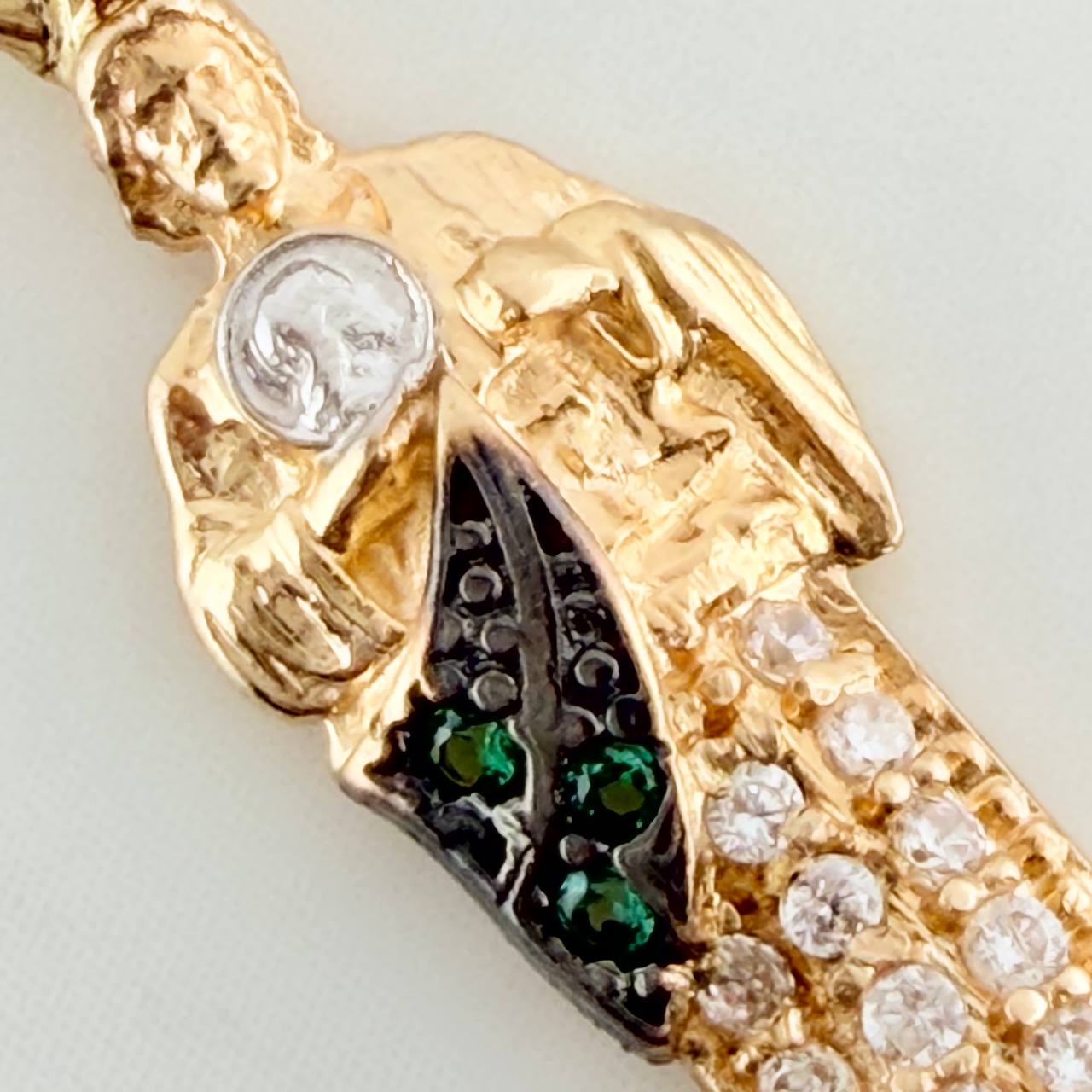 Dije San Judas Tadeo 1.2gr / 1 in / Tres Oros 18K %