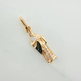 Dije San Judas Tadeo 1.2gr / 1 in / Tres Oros 18K %