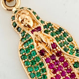Dije Virgen de Guadalupe 4.3gr / 1 1/2 in / Oro Amarillo 18K %