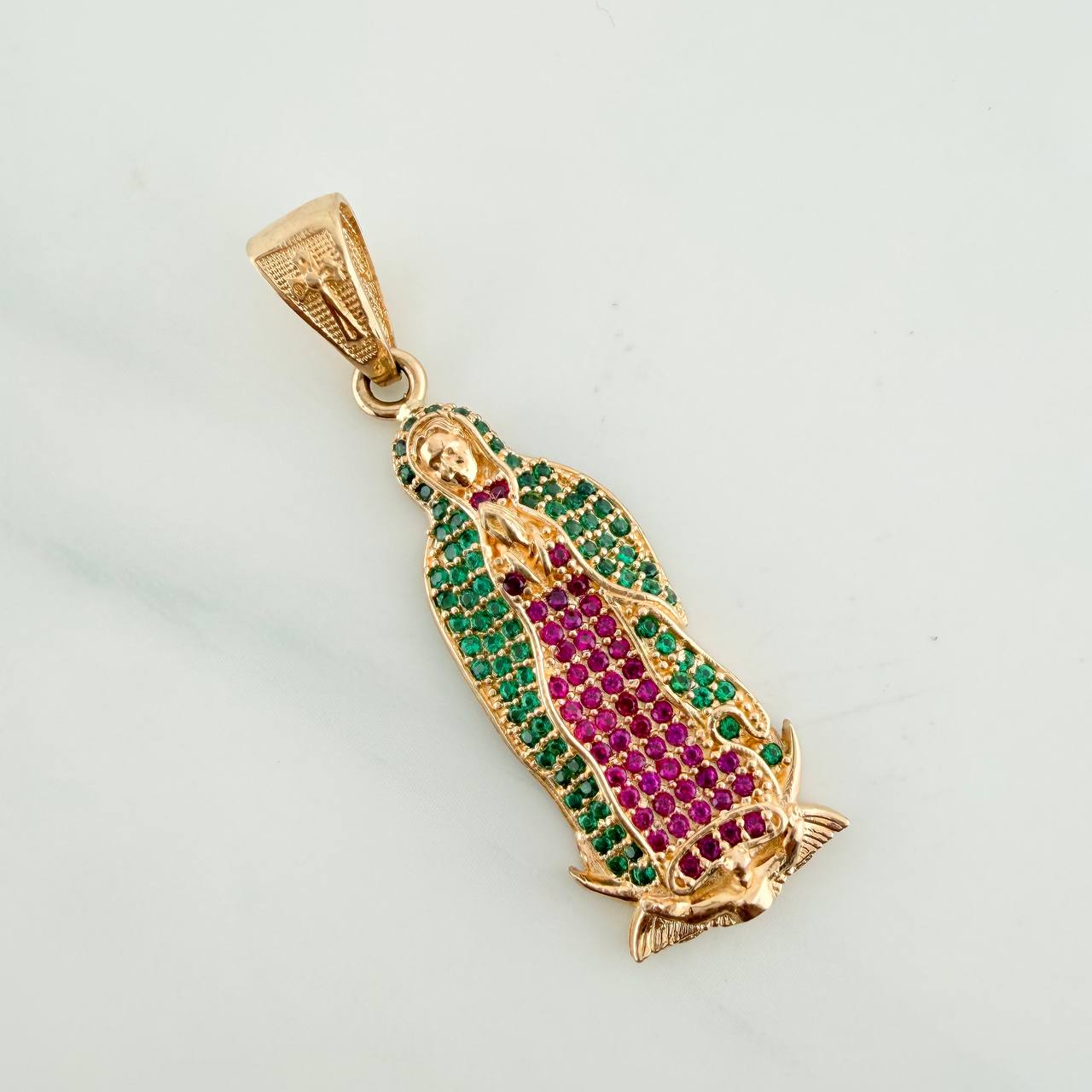 Dije Virgen de Guadalupe 4.3gr / 1 1/2 in / Oro Amarillo 18K %