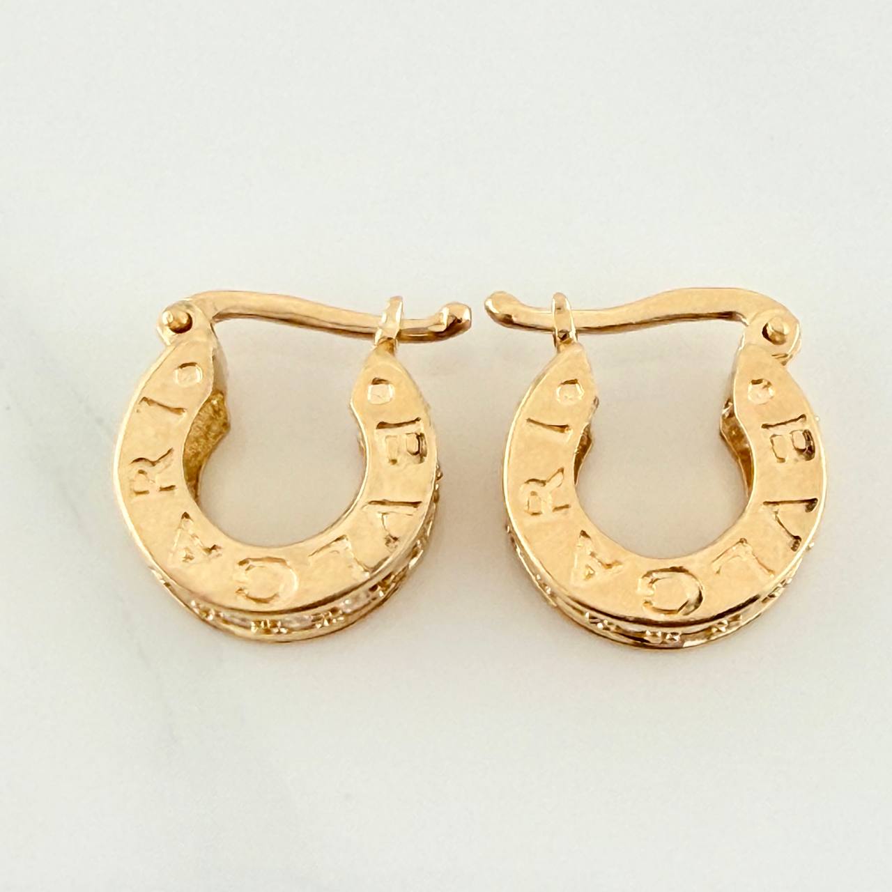 Candongas BV 4.55gr / 1/2 in / Oro Amarillo 18K %