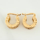 Candongas BV 4.55gr / 1/2 in / Oro Amarillo 18K %