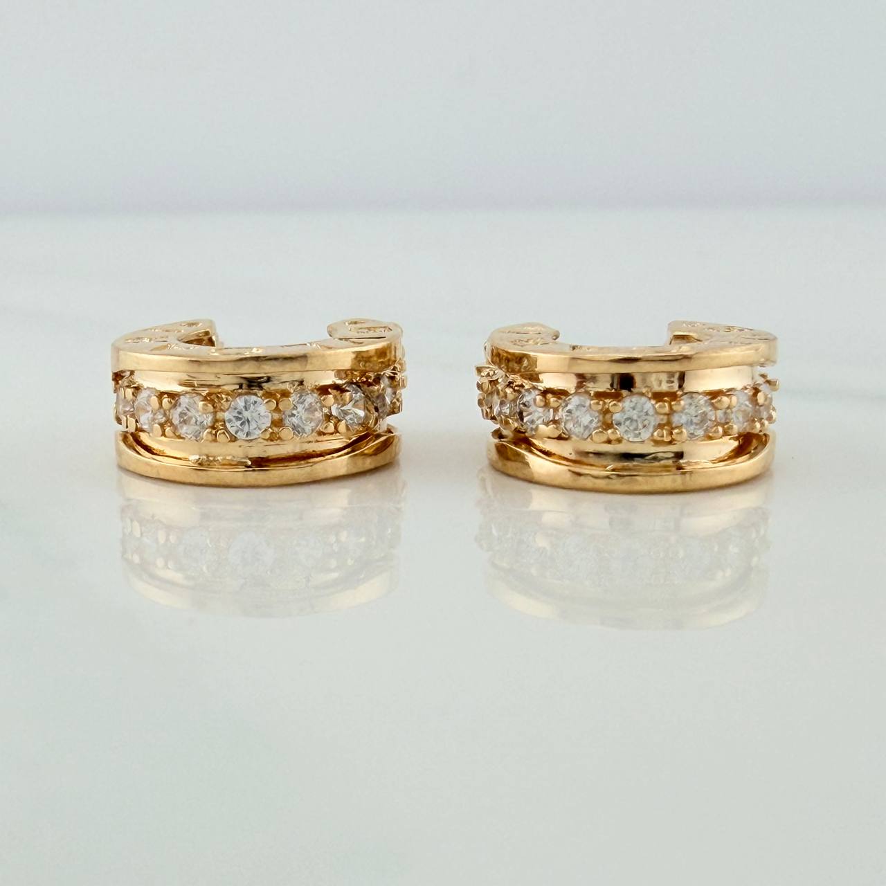 Candongas BV 4.55gr / 1/2 in / Oro Amarillo 18K %