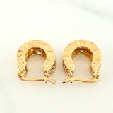 Candongas BV 4.55gr / 1/2 in / Oro Amarillo 18K %