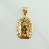 Dije Virgen de Guadalupe 3.15gr / 1 1/4 in / Oro Amarillo 18K %