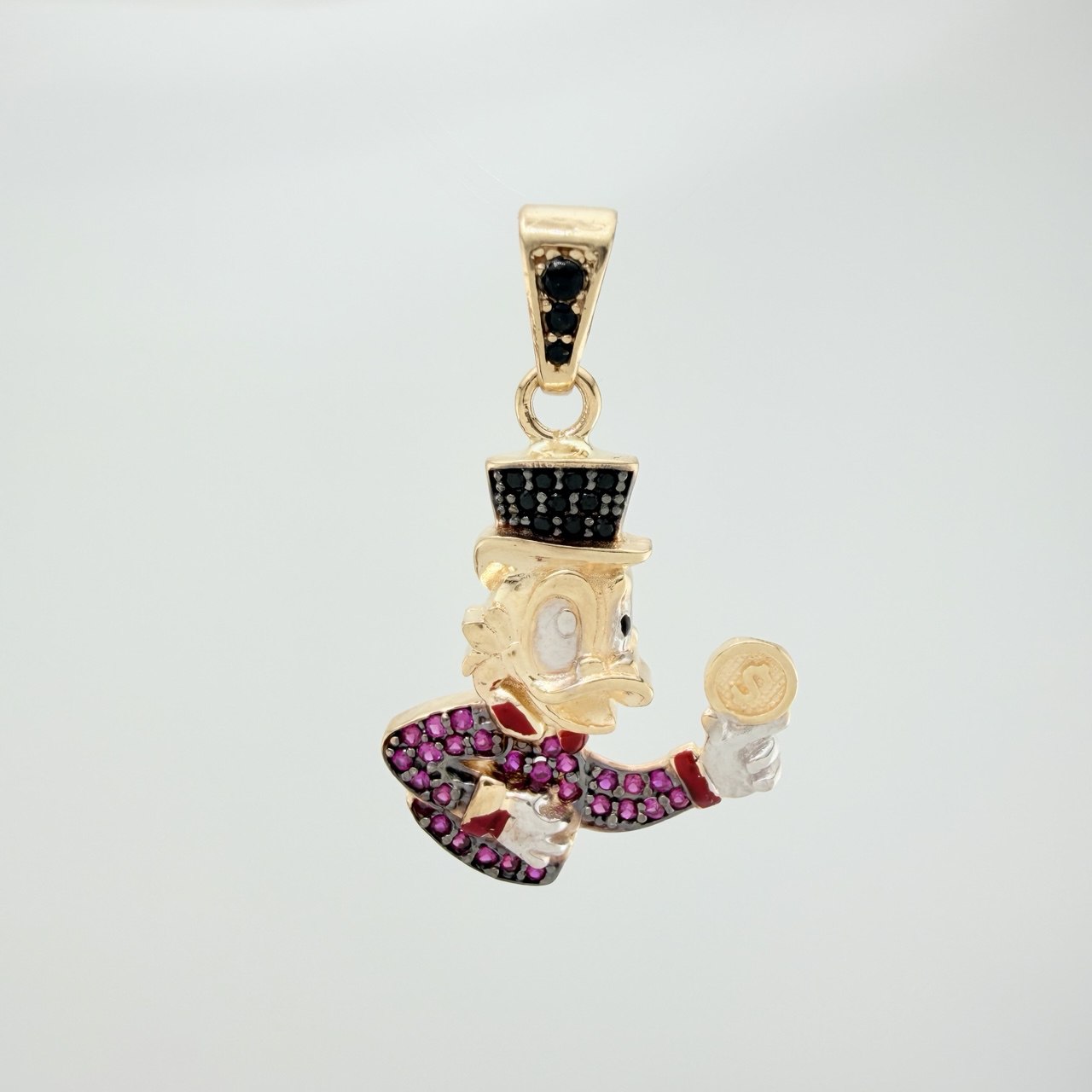 Dije Pato Inspirado 3.1gr / 1 1/4 in / Tres Oros 18K %