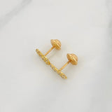 Topos Infinito 0.9g / in / 8.9mm Oro Amarillo 18K