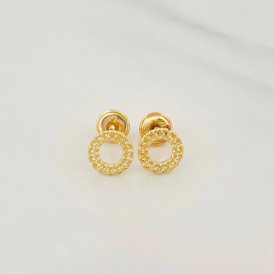Topos Circulo 0.8g / in / 7.24mm Oro Amarillo 18K